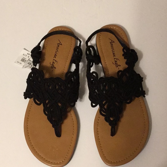American Eagle Outfitters Shoes - American Eagle black sandals